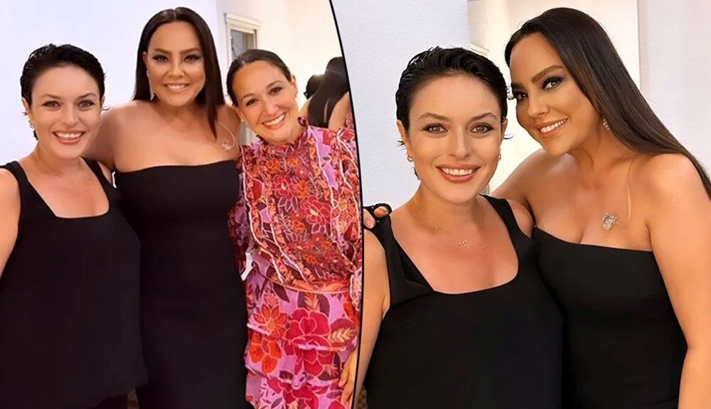 Ezgi Mola ve Gupse Özay’dan Ebru Gündeş’e kulis ziyareti