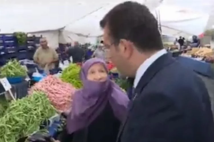 İmamoğlu’na pazarda zam tepkisi