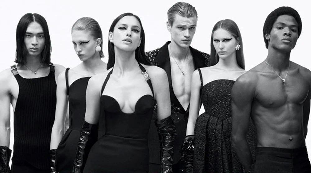 Gigi Hadid ve Irina Shayk İtalyan moda devi için poz verdi