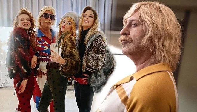 Nilperi Şahinkaya ‘Erşan Kuneri’ setinden paylaştı