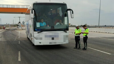 Bursa’da yolcu otobüsleri tek tek durduruldu