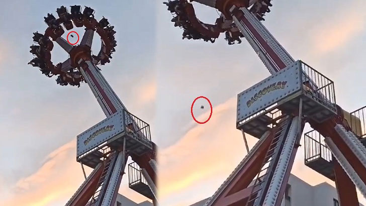 Bursa’da lunaparkta yürekler ağza geldi
