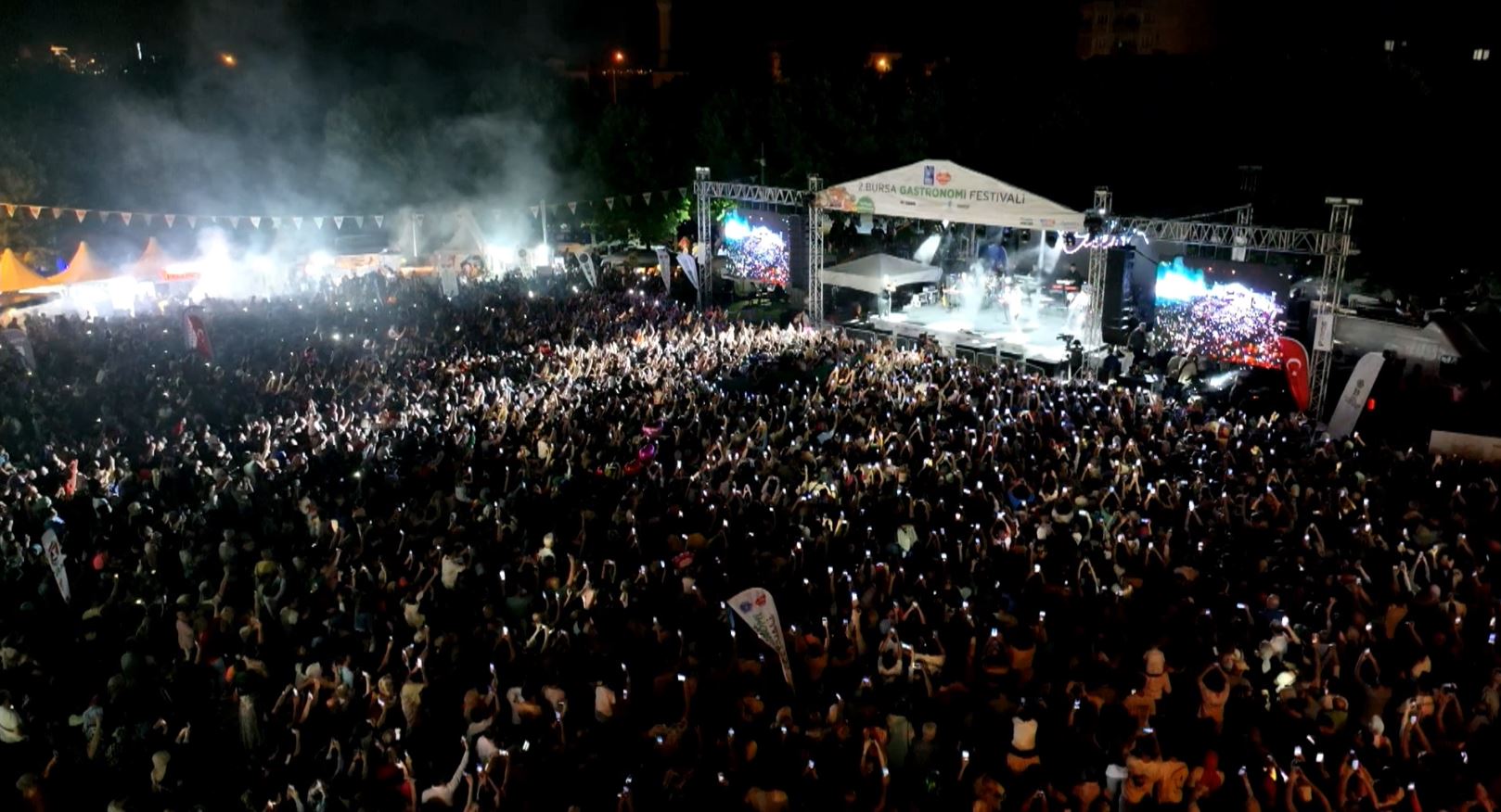 Bursa’daki Gastronomi Festivali’ne ziyaretçi akını