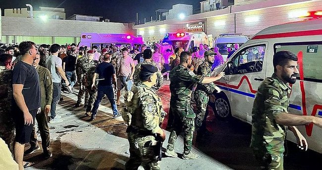 Irak’ta düğün salonunda yangın: 115 ölü
