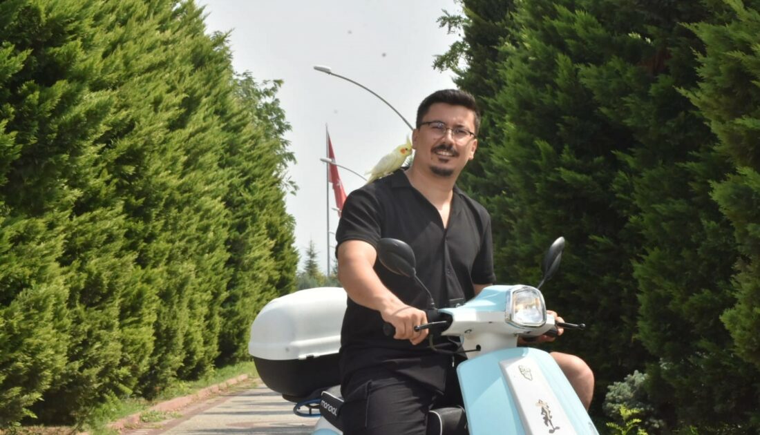 ‘Şakir’ Bursa’yı motosikletle geziyor