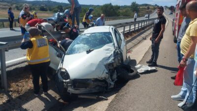 Bursa-İzmir karayolunda kaza: 2 yaralı