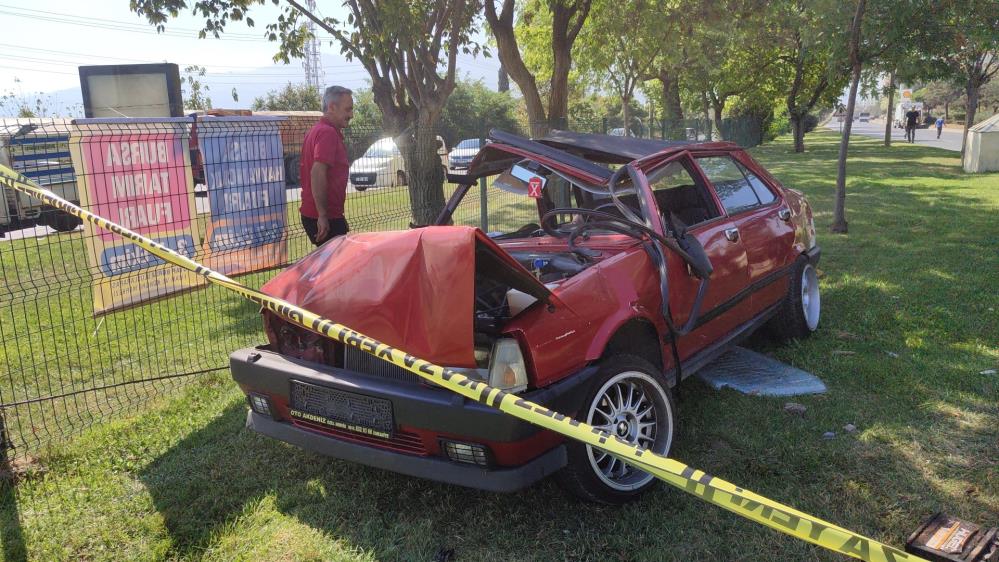Bursa’da dikkatsiz sürücü ölümden döndü