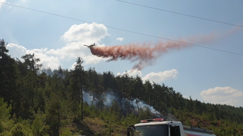 Kütahya’daki orman yangını için Bursa’da da seferberlik