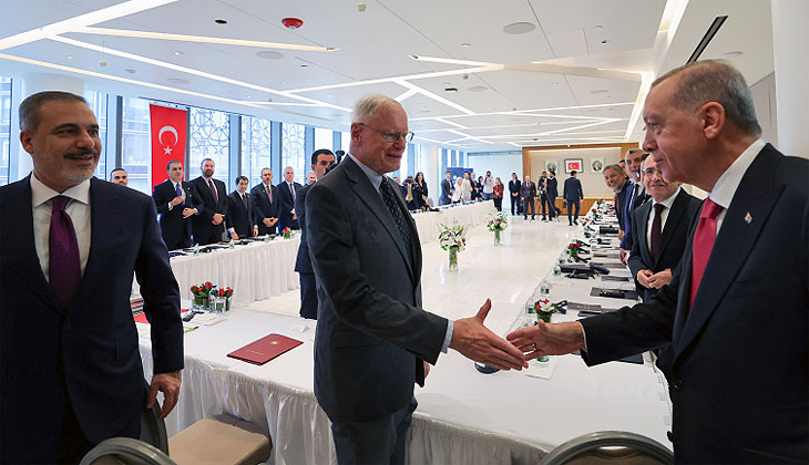 Erdoğan, düşünce kuruluşu temsilcileriyle bir araya geldi