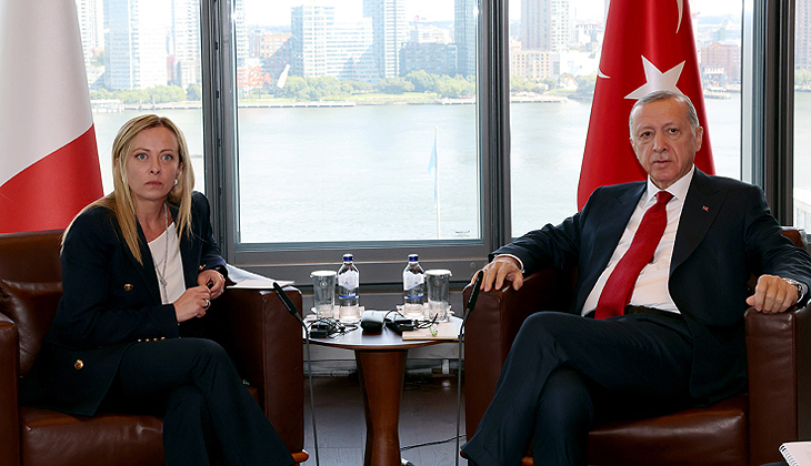 Erdoğan, İtalya Başbakanı Meloni’yi kabul etti