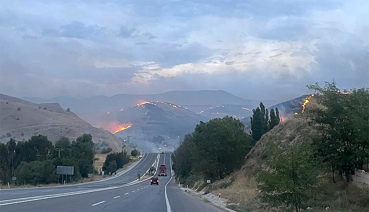 Malatya’da korkutan yangın