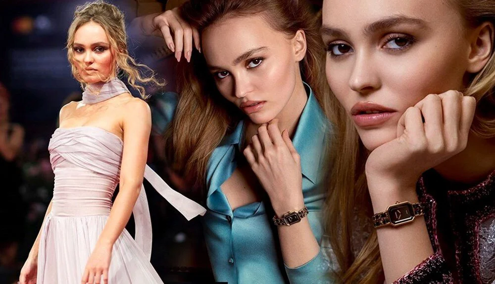 Johnny Depp’in kızı Lily-Rose Depp Fransız moda devi için kamera karşısında