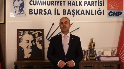 CHP Bursa’da Turgut Özkan adaylığını açıkladı