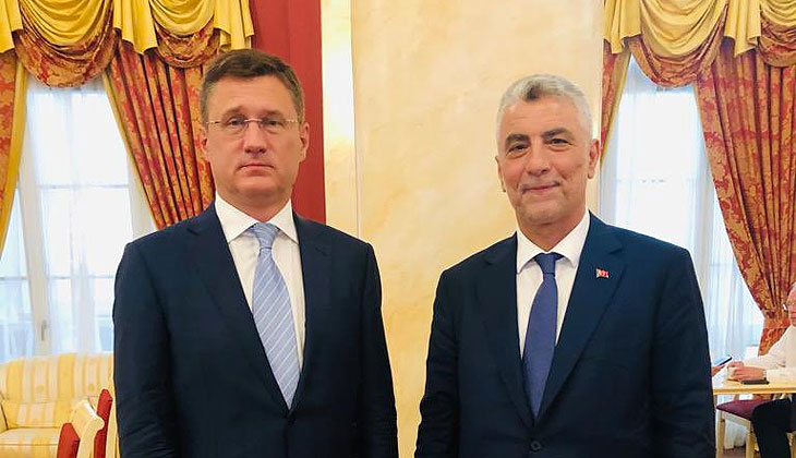Bakan Bolat, Novak ile bir araya geldi