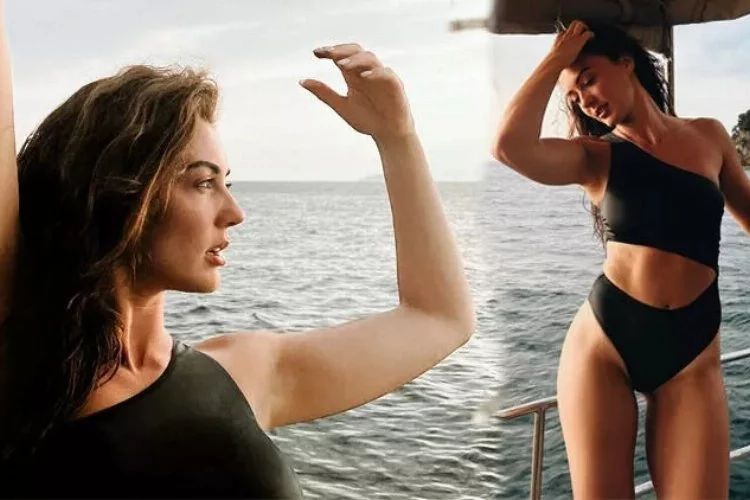 Burcu Özberk tatil pozlarını paylaştı