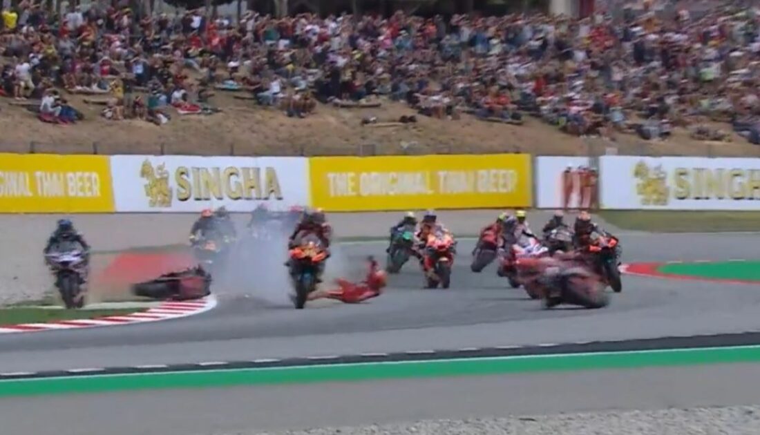MotoGP’de korkutan kaza: Francesco Bagnaia ölümden döndü!