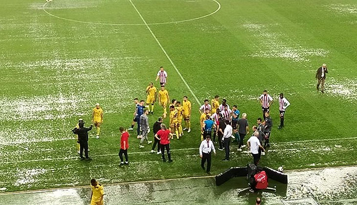Samsunspor-İstanbulspor maçı iptal edildi