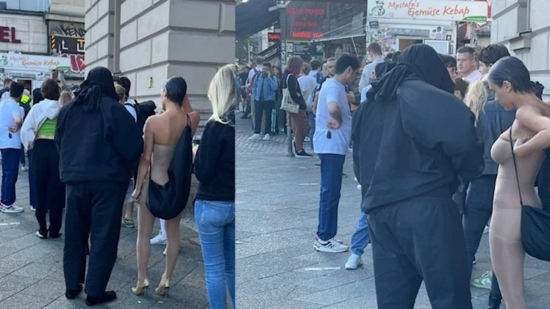 Kanye West Türk dönercisinde kuyruğa girdi