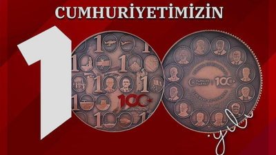Cumhuriyet’in 100. yılına özel hatıra para basıldı