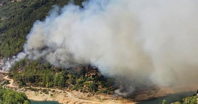 Alanya’da orman yangını Alanya’da orman yangını