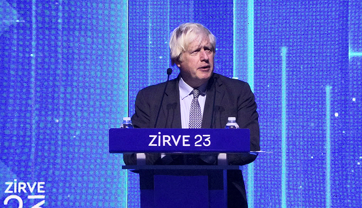 Boris Johnson İstanbul’da 23 Zirvesi’ne katıldı