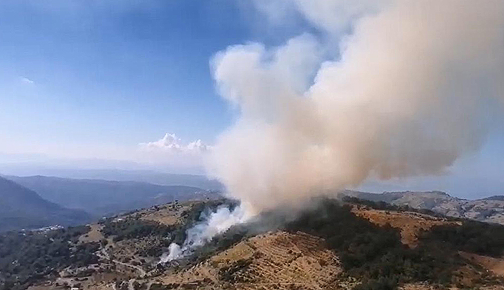 İzmir’deki orman yangını kontrol altında