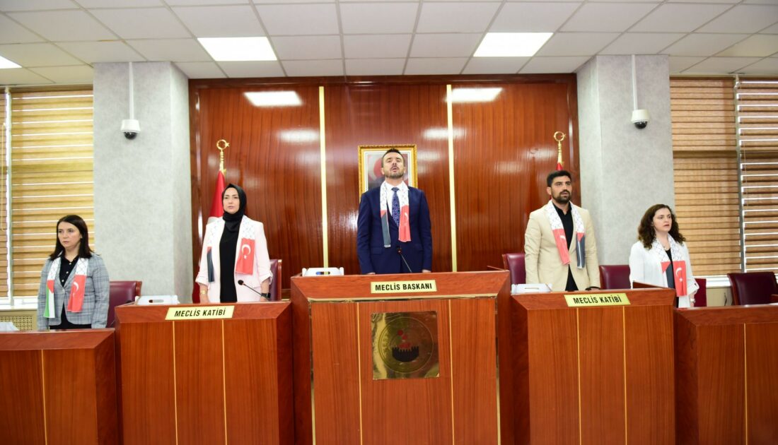Kestel Belediyesi Meclisi’nden ortak ‘Filistin’ bildirisi
