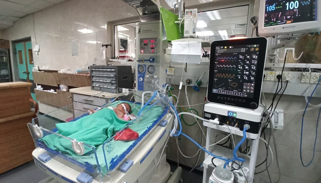 Gazze’de prematüre bebekler ölüm riskiyle karşı karşıya