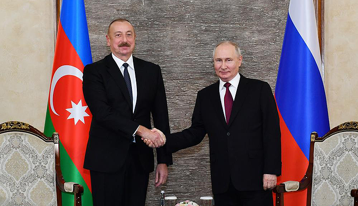 Aliyev ve Putin Bişkek’te bir araya geldi