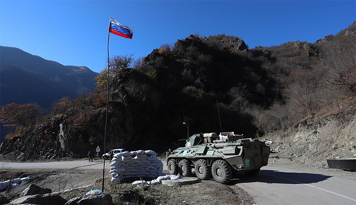 Rus Barış Gücü birlikleri, Karabağ’daki 3 bölgeden gözlem noktasını kaldırdı