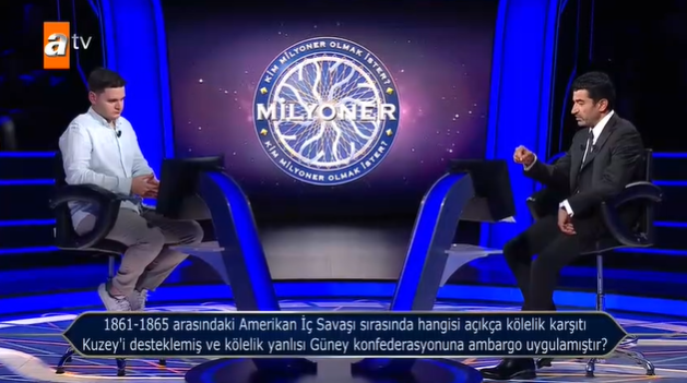Kim Milyoner Olmak İster’de bir kez daha 1 milyon TL’lik soru açıldı Kim Milyoner Olmak İster’de bir kez daha 1 milyon TL’lik soru açıldı