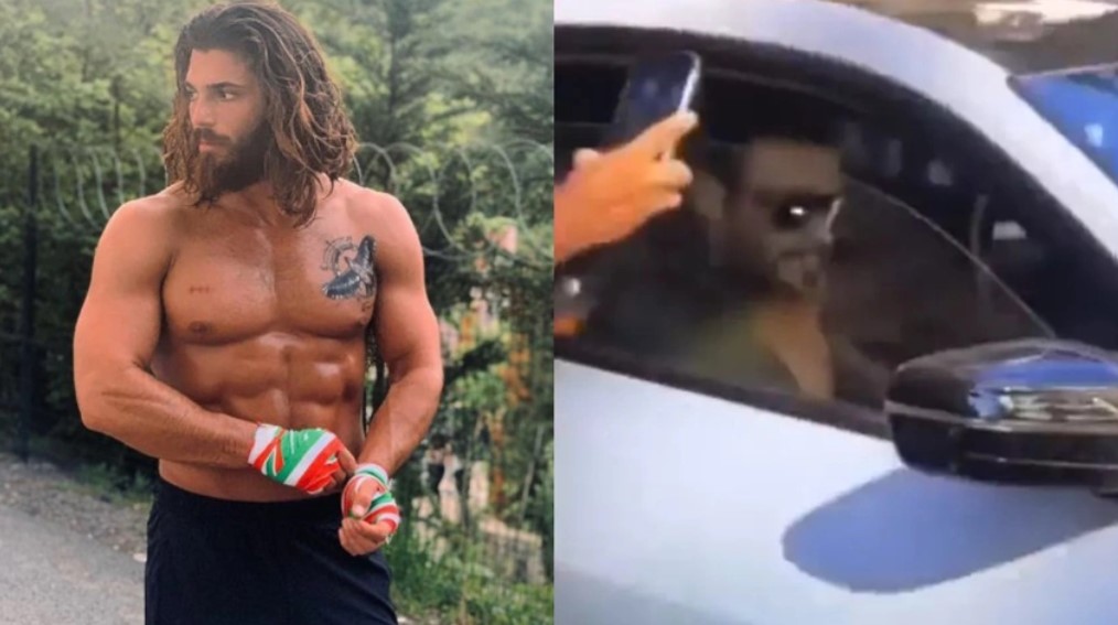 Can Yaman, hayranının telefonunu fırlattı