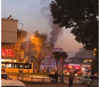 Bursa’da kebapçıda korkutan yangın