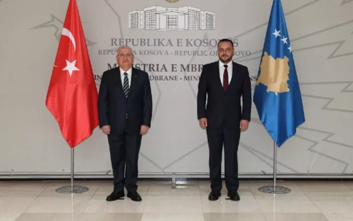 Bakan Güler, Kosovalı mevkidaşı Maqedonci ile görüştü Bakan Güler, Kosovalı mevkidaşı Maqedonci ile görüştü