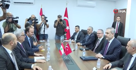 Bakan Fidan, Lübnan Dışişleri Bakanlığı binasını açtı Bakan Fidan, Lübnan Dışişleri Bakanlığı binasını açtı