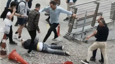 İstanbul’da fiyatta anlaşamadığı kiracısını sokak ortasında dövdü