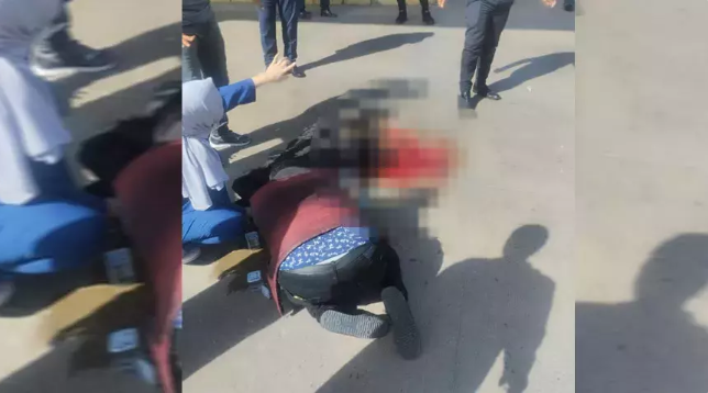 Feci kaza! Otobüsün çarptığı hamile kadının bacağı koptu