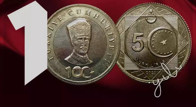 100 milyon adet madeni 5 TL basıldı
