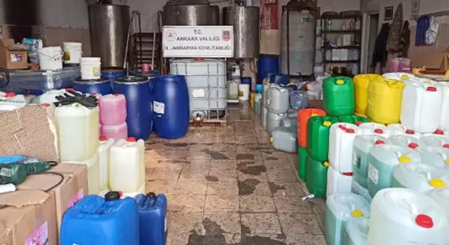 Sahte deterjan operasyonu