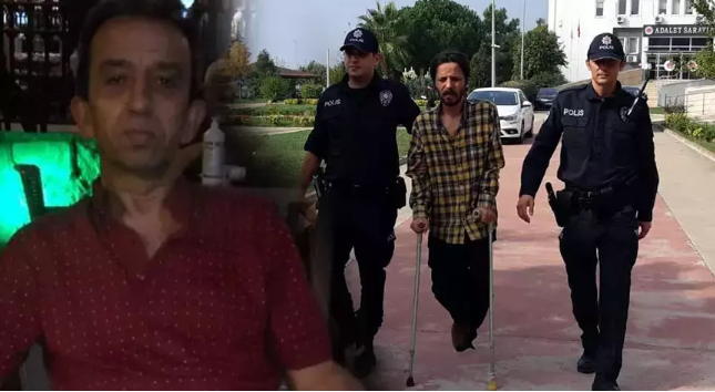 Alacak tartışmasında arkadaşını vurdu! Koltuk değnekleriyle adliyeye geldi