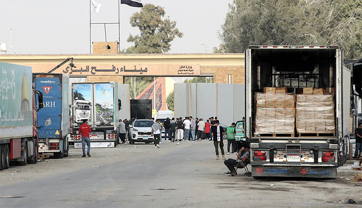 Gazze Şeridi’ne 26 TIR’lık yardım daha girdi