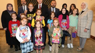 Gürsulu 11 kız çocuğu Cumhurbaşkanı Erdoğan ile görüştü