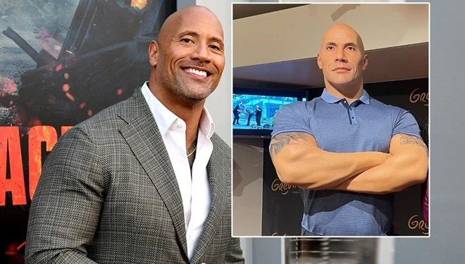 Dwayne Johnson’ın balmumu heykeline eleştiri yağmuru
