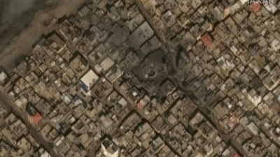 Gazze adeta yerle bir: Yıkım uydudan görüntülendi