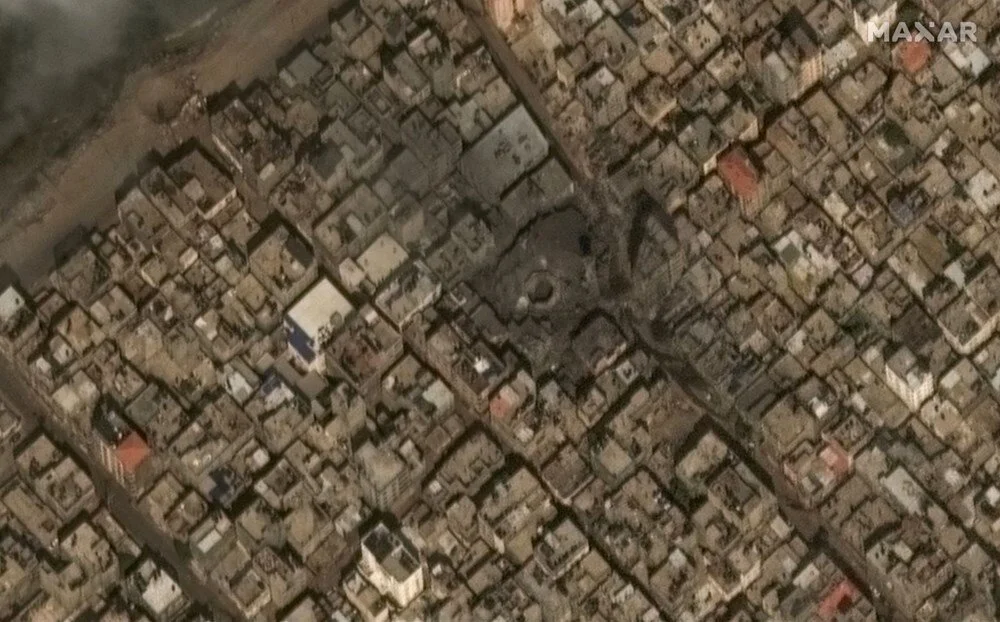 Gazze adeta yerle bir: Yıkım uydudan görüntülendi