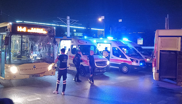 Bursa’da iki halk otobüsü çarpıştı: 6 yaralı