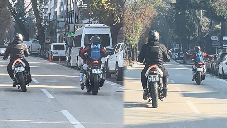 Bursa’da motorcuların şovu pahalıya patladı!