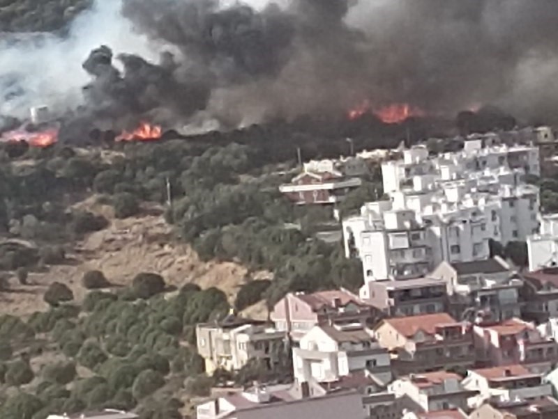 İzmir’de orman yangını İzmir’de orman yangını