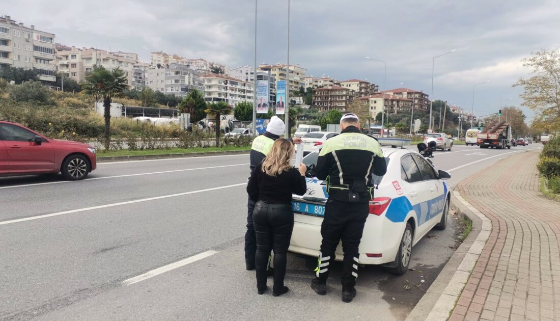 Bursa’da hız yapan sürücülere ceza yağdı