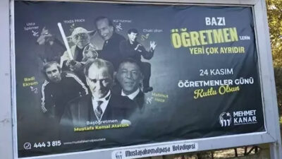 Sosyal medyada gündem olmuştu… Bursa’daki o afiş bir gün sonra kaldırıldı